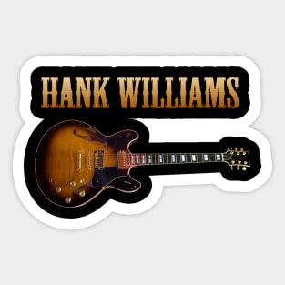 HANK AND WILLIAMS BAND Sticker